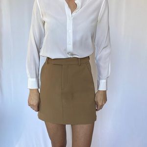 Zara kaki mini skirt XD